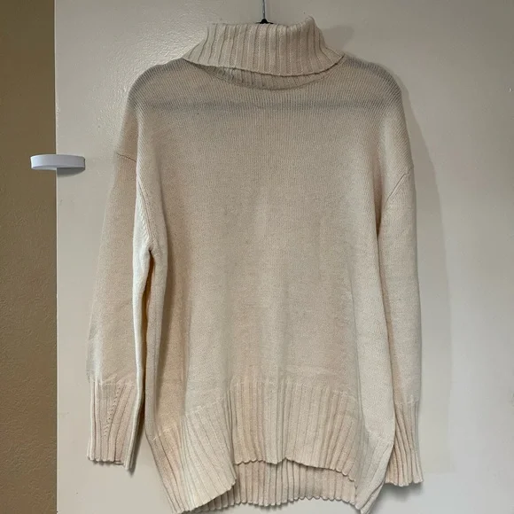 Cream A New Day Turtleneck Sweater Size M - Picture 2 of 12